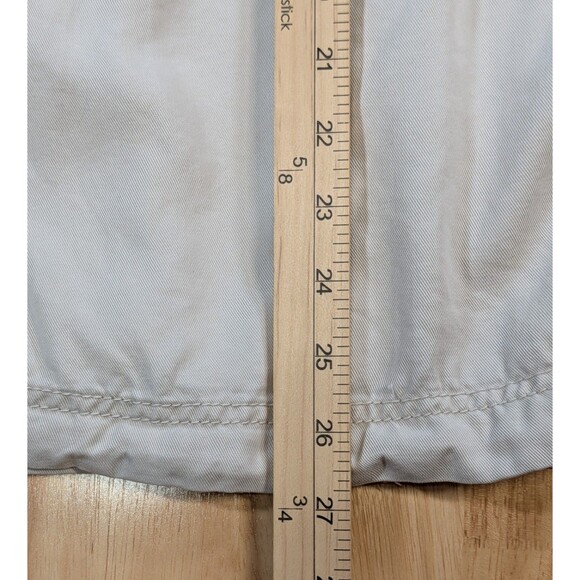 LOFT Women’s Utility Jacket L Beige Lyocell Drawstring Waist Pockets Lightweight - Picture 6 of 6